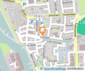 Bekijk kaart van Taxicentrale Van der Bles B.V.  in Makkum
