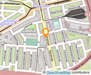Bekijk kaart van Service Apotheek Rijn in Amsterdam
