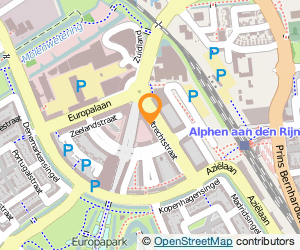 Bekijk kaart van Alpha + B.V.  in Alphen aan den Rijn