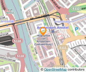Bekijk kaart van Hogeschool van in Amsterdam