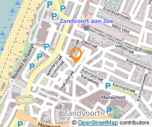 Bekijk kaart van Fysiotherapie De Prinsenhof  in Zandvoort
