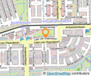 Bekijk kaart van Gezondheidscentrum Vlaanderen  in Amsterdam