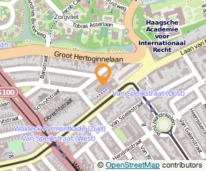 Bekijk kaart van Gymnasium Haganum in Den Haag