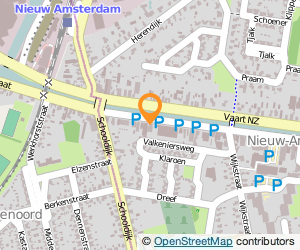 Bekijk kaart van Bakkerij Ten Napel  in Nieuw-Amsterdam