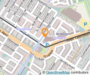 Bekijk kaart van Gezondheidscentrum De Vaart  in Amsterdam