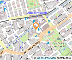 Bekijk kaart van Fysiotherapie Gezondheidscentrum Zevenkamp in Rotterdam