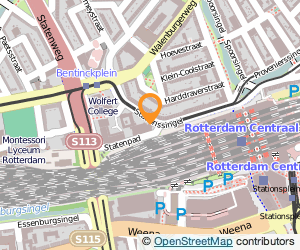 Bekijk kaart van Unie Noord - locatie Mavo Centraal in Rotterdam