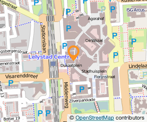 Bekijk kaart van Subway in Lelystad