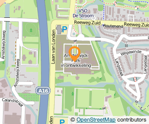 Bekijk kaart van Albert Schweitzer ziekenhuis in Dordrecht