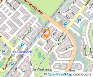 Bekijk kaart van Bouwbedrijf de Rooij  in Heemskerk