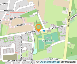 Bekijk kaart van Sportcomplex de Zunnebargh  in Diepenveen
