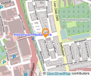 Bekijk kaart van Medsen apotheek Stephenson  in Hilversum