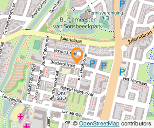 Bekijk kaart van BENU Apotheek Bredero in Breda