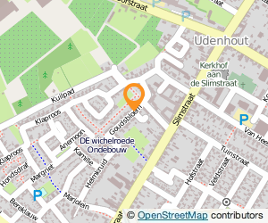 Bekijk kaart van ASVZ locatie Goudsbloem  in Udenhout