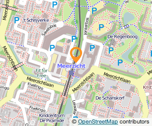 Bekijk kaart van Fysiotherapie Gezondheidscentrum Meerzicht in Zoetermeer