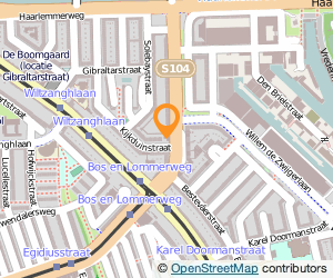 Bekijk kaart van Tandartspraktijk Bos en Lommer  in Amsterdam