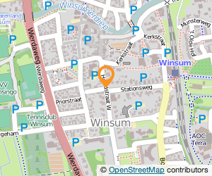 Bekijk kaart van Café J & A in Winsum (Groningen)