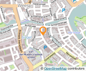 Bekijk kaart van Achtergracht  in Weesp