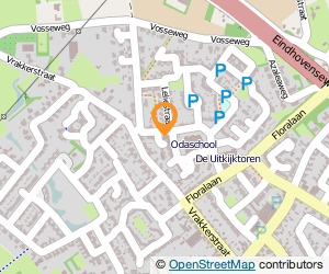 Bekijk kaart van Odaschool voor basisonderwijs Boshoven in Weert