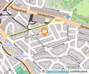 Bekijk kaart van Pedicure Praktijk Belgisch Park in Den Haag