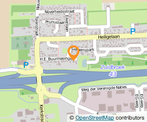 Bekijk kaart van F. van Biessum  in Zuidbroek