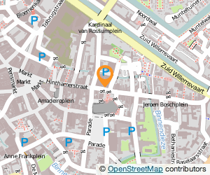 Bekijk kaart van Ondernemersvereniging Hartje in Den Bosch