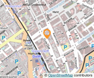 Bekijk kaart van Delftse Studenten Vereniging Sint Jansbrug in Delft