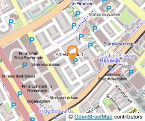 Bekijk kaart van stichting Trias, Centrum voor de Kunsten in Rijswijk (Zuid-Holland)