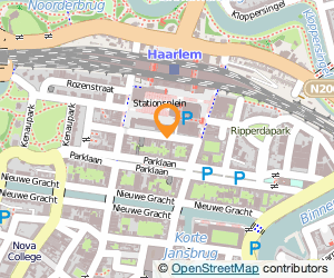 Bekijk kaart van Merlijn Boekhandel  in Haarlem