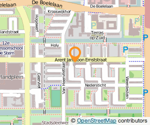 Bekijk kaart van B&B Claude Debussy B.V.  in Amsterdam