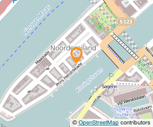 Bekijk kaart van Stomerij Wasserij 'Noordereiland' in Rotterdam