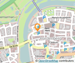 Bekijk kaart van Schrijverij Lensen  in Hardenberg