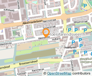 Bekijk kaart van P. Onderwater  in Roelofarendsveen