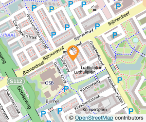 Bekijk kaart van Taxibedrijf Oemar  in Amsterdam Zuidoost