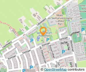 Bekijk kaart van Stichting Vrijetijdscentrum 'De Ridderhof' in Koudekerk aan den Rijn