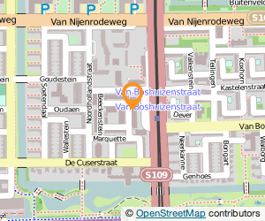 Bekijk kaart van Aannemersbedrijf Van Wijngaarden B.V. in Amsterdam