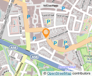 Bekijk kaart van Hotel Merks Beheer B.V.  in Roosendaal