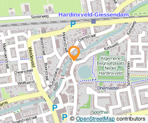 Bekijk kaart van Restaurant De Pepermolen Hardinxveld in Hardinxveld-Giessendam