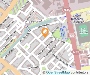 Bekijk kaart van Holistische massagetherapie en HBO Verpleegkunde Westerink in Zwolle