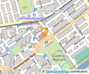 Bekijk kaart van Recreatiecentrum Zevenkampse Ring in Rotterdam