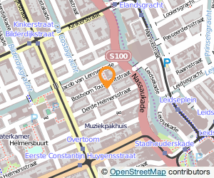 Bekijk kaart van Geboortecentrum Rood  in Amsterdam