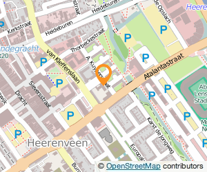 Bekijk kaart van Maatschap Verloskundigenprakt. de Vlinder in Heerenveen