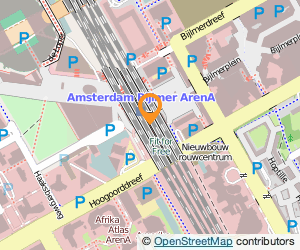 Bekijk kaart van GWK Travelex in Amsterdam Zuidoost
