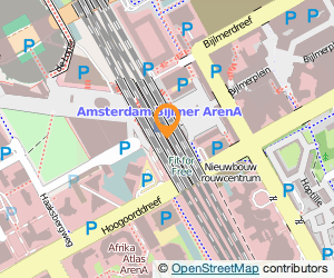 Bekijk kaart van Station Amsterdam Bijlmer Arena in Amsterdam Zuidoost