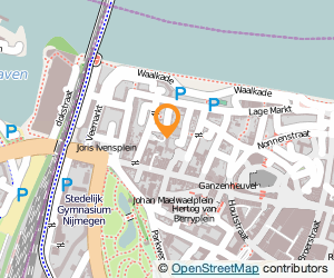 Bekijk kaart van Stichting Buurthuis 't Oude Weeshuis in Nijmegen