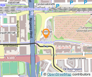 Bekijk kaart van Stg. tot Beh. v.d. Petruskerk en omgeving Oud Sloterdijk in Amsterdam
