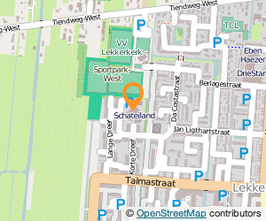 Bekijk kaart van Oudervereniging Openbare Basisschool 'Het Schateiland' in Lekkerkerk