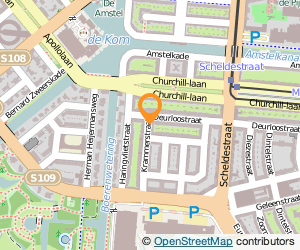 Bekijk kaart van Tandarts EVR  in Amsterdam