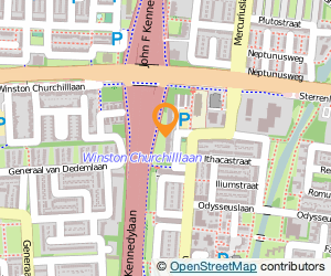 Bekijk kaart van J.F. Wijnen  in Eindhoven