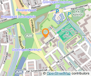 Bekijk kaart van Gomarus College VMBO  in Groningen